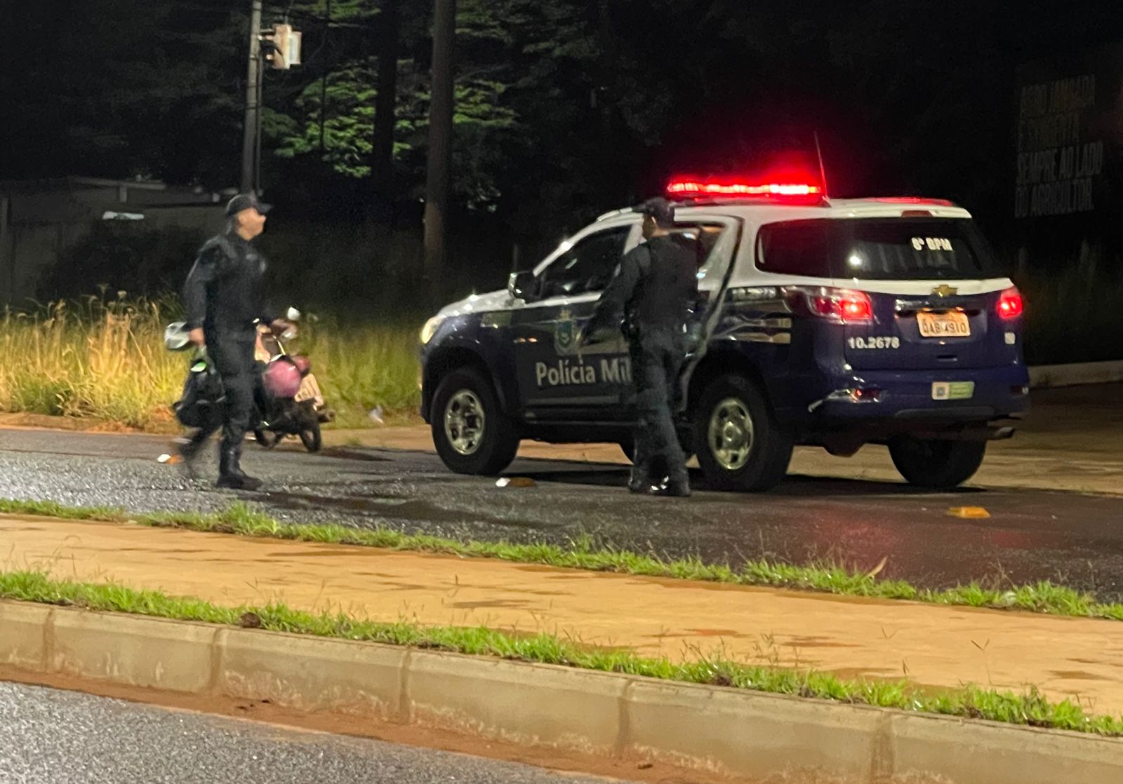 Acidente aconteceu no prolongamento da Moura Andrade - Foto: Jornal da Nova